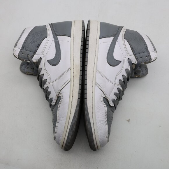 Nike Air Jordan 1 Retro High OG Stealth White Gray Men's US Size 11 555088-037 - Picture 8 of 14